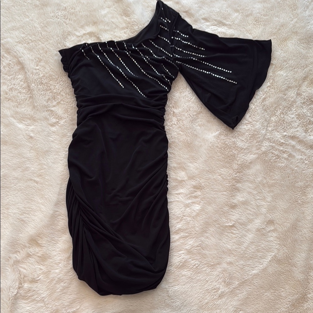 Elegant Black Off-Shoulder Dress